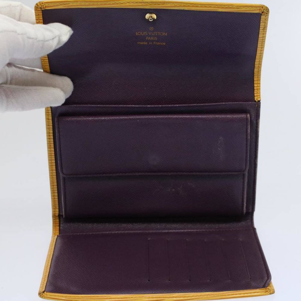 LOUIS VUITTON Vernis Epi Day Planner Cover Wallet 9Set Bronze Gris Auth ki3638 - Picture 13 of 16